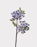 2-Branch Faux Blueberry Stem - 26.8"