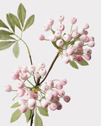 2-Branch Faux Blueberry Stem - 26.8"