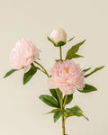 3-Head Peony Faux Flower in Deep Pink - 29.5"