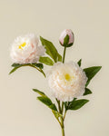 3-Head Peony Faux Flower in Light Pink - 29.5"