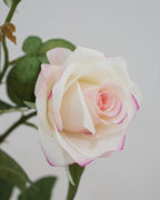 3-Head Real Touch Rose Faux Flower - 30"