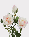 3-Head Real Touch Rose Faux Flower - 30"