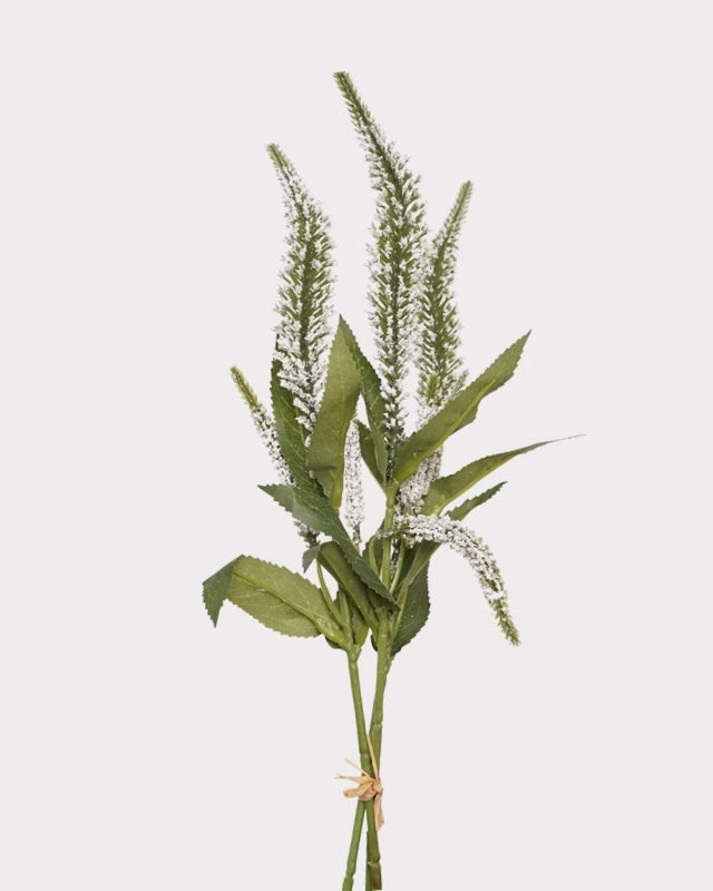 3-Stem Sage Faux Flower Bouquet - 18.5"