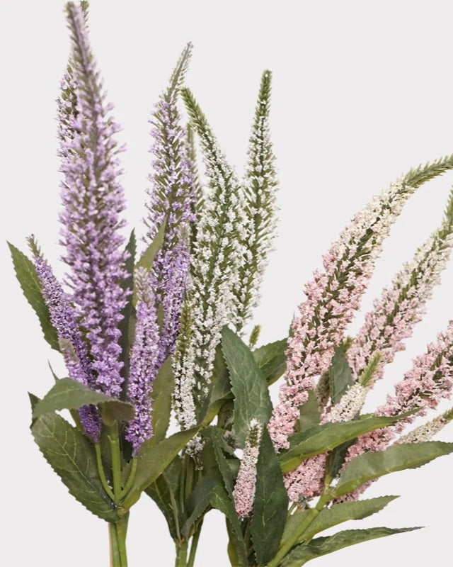 3-Stem Sage Faux Flower Bouquet - 18.5"