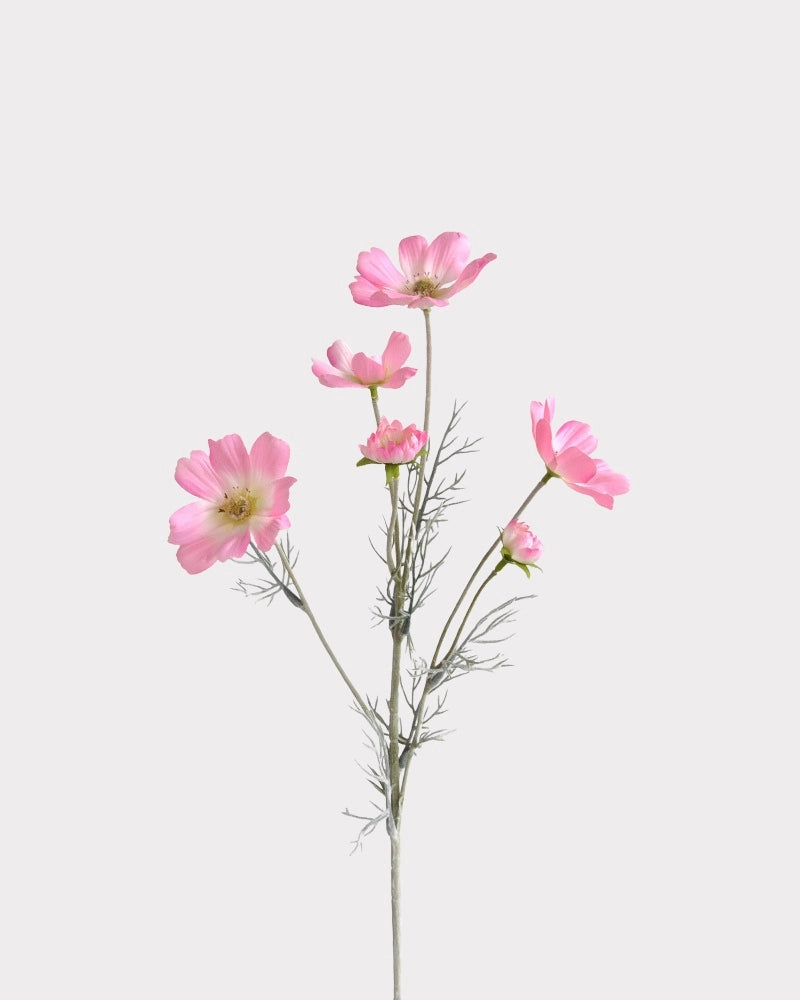 6-Head Gradient Cosmos Faux Flower Stem - 23.6"