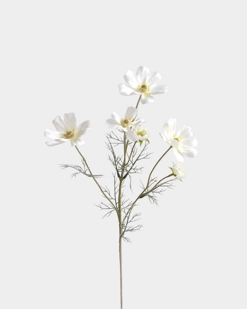 6-Head Gradient Cosmos Faux Flower Stem - 23.6"