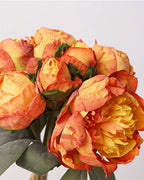 7-Stem Carmine Peony Bouquet - 14"
