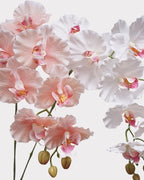 9-Head Phalaenopsis Orchid Faux Flower - 39"