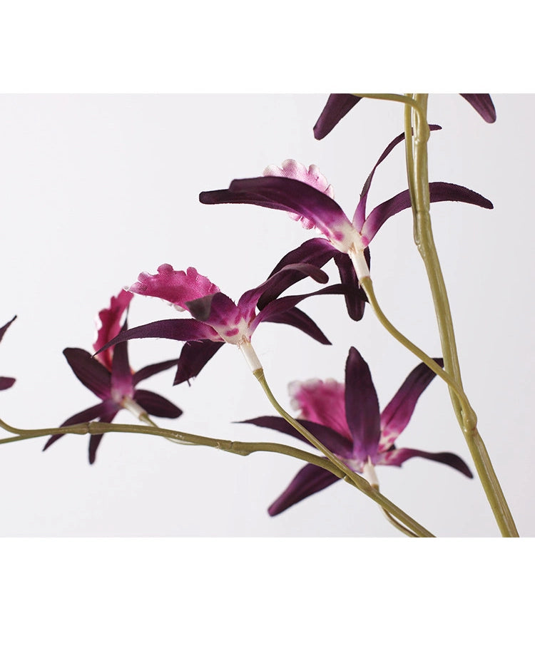 Artificial Australian Dendrobium Orchid Stem 35"