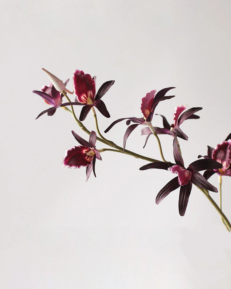 Artificial Australian Dendrobium Orchid Stem 35"