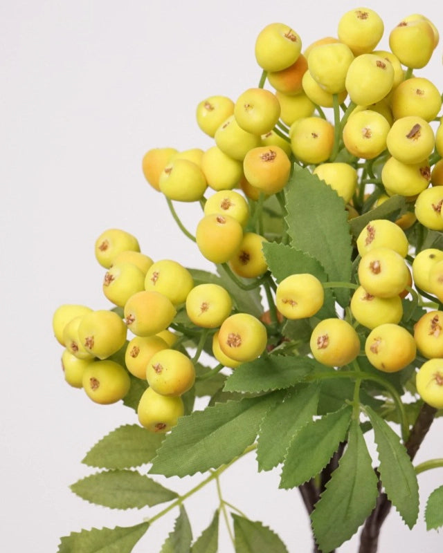 Artificial Blueberry Stem 14"