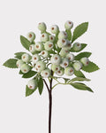 Artificial Blueberry Stem 14"