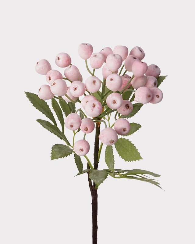 Artificial Blueberry Stem 14"
