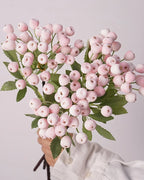 Artificial Blueberry Stem 14"
