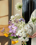 Artificial Clematis Flower Bouquet 23"