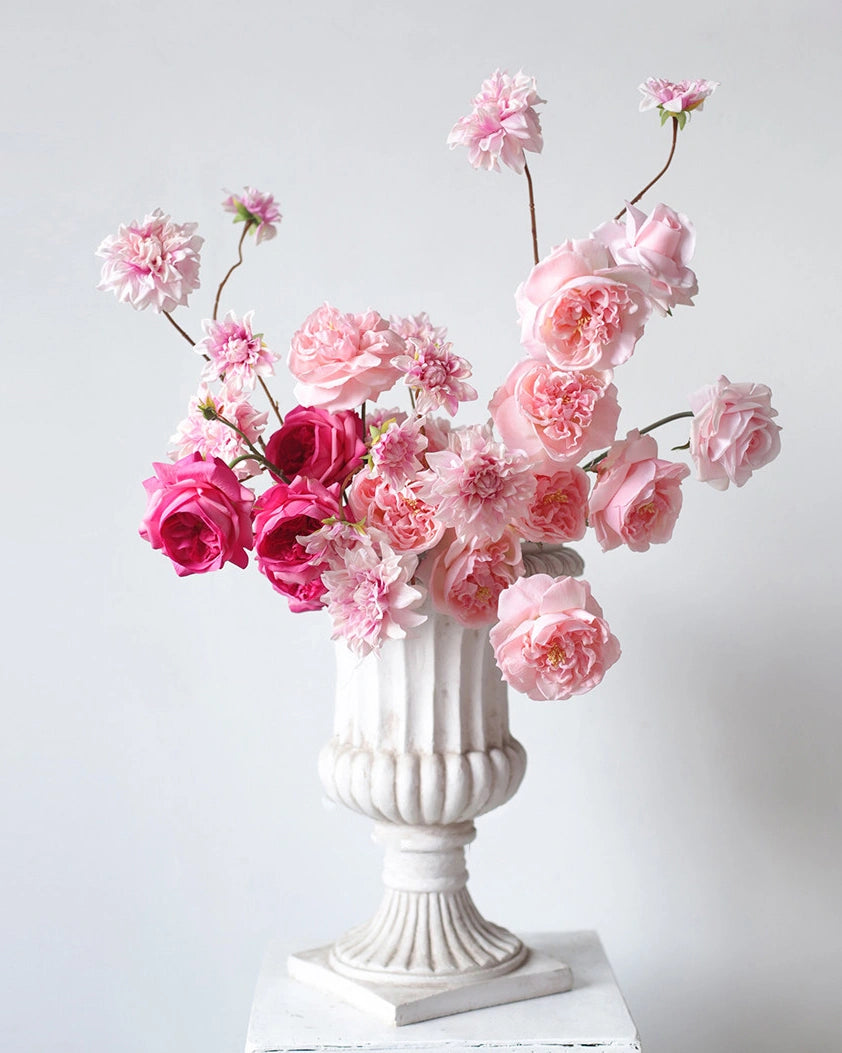 Artificial Concave Rose Stem 28"