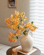 Artificial Double Head Gem Orchid Stem 33"