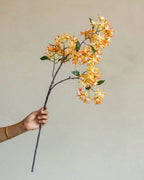 Artificial Double Head Gem Orchid Stem 33"