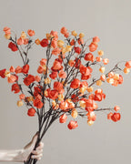 Artificial Gradient Physalis Lantern Berry Stem 30"