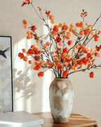 Artificial Gradient Physalis Lantern Berry Stem 30"