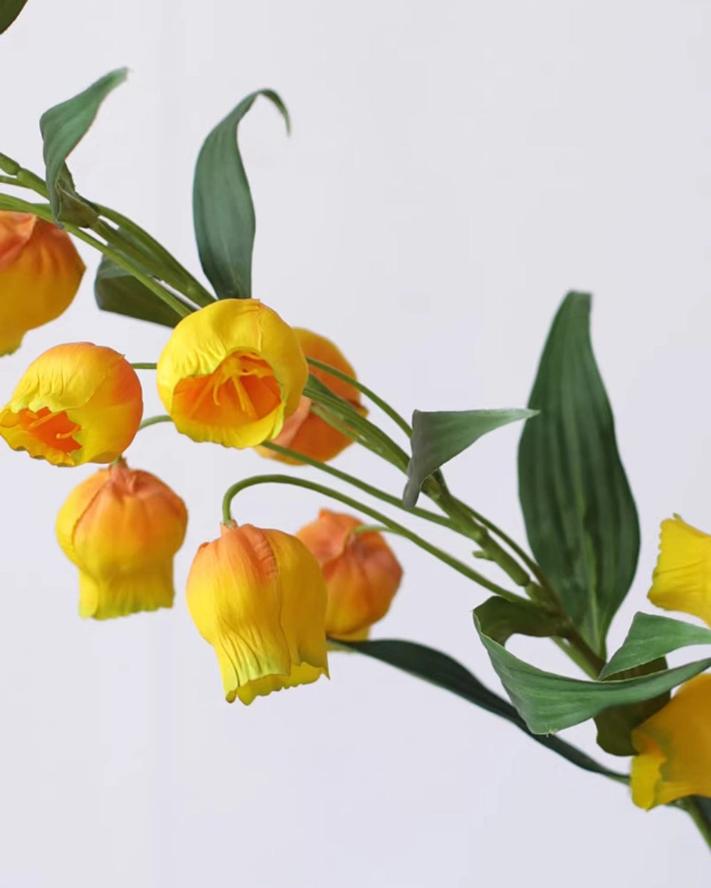 Artificial Lantern Lily Stem 40"