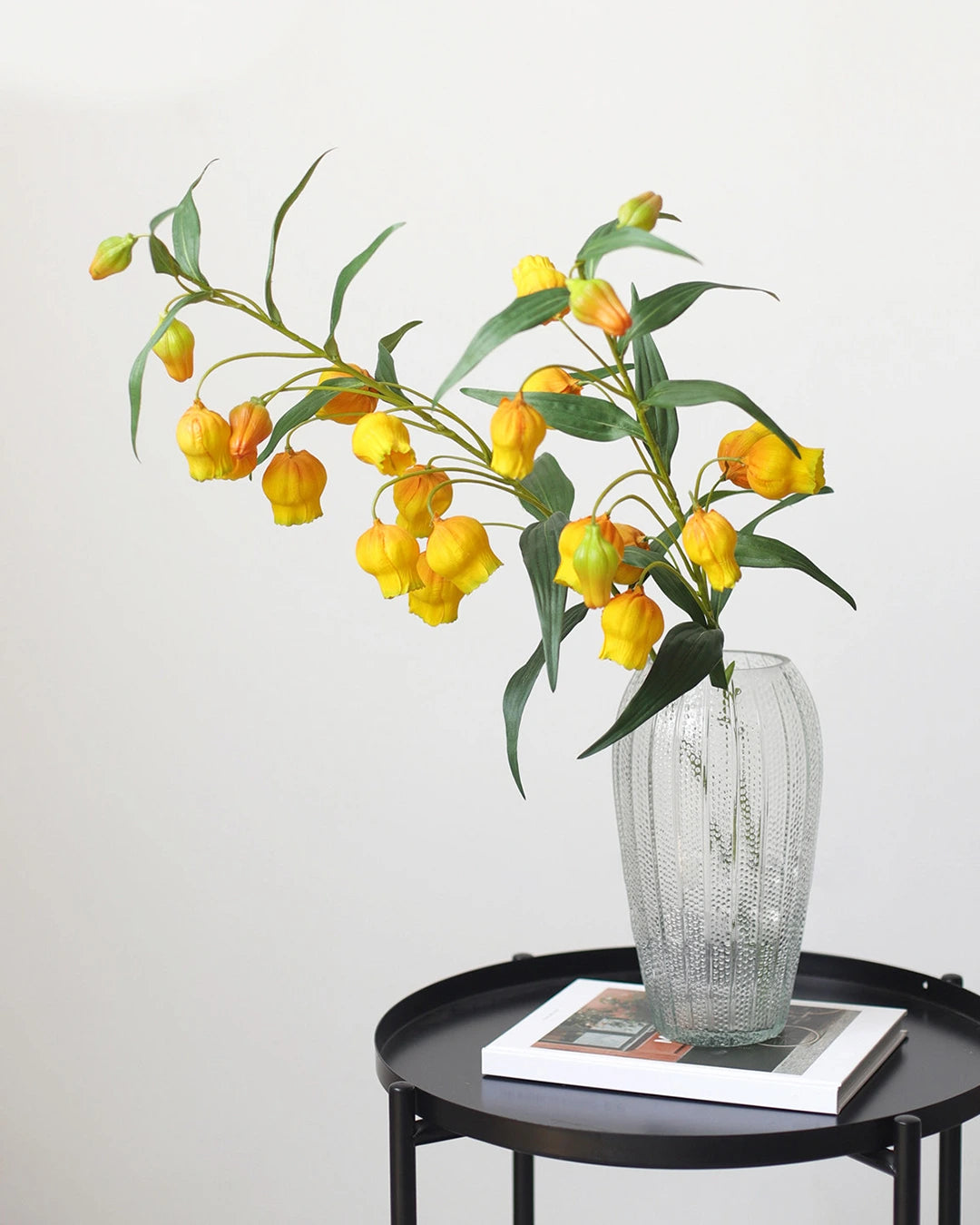 Artificial Lantern Lily Stem 40"