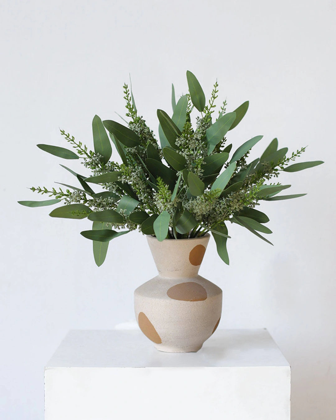 Artificial Pointed Eucalyptus Stem 23"