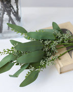 Artificial Pointed Eucalyptus Stem 23"