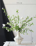 Artificial Spiraea & Tulip Bouquet/Arrangement