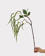 Artificial Trailing Willow Greenary - 27.6"