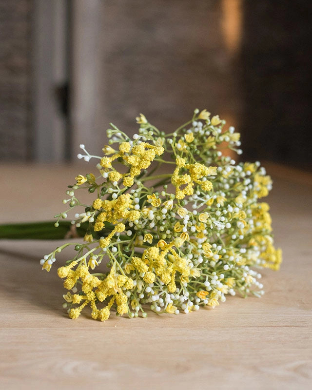 Baby's Breath Faux Flower Bouquet - 11"