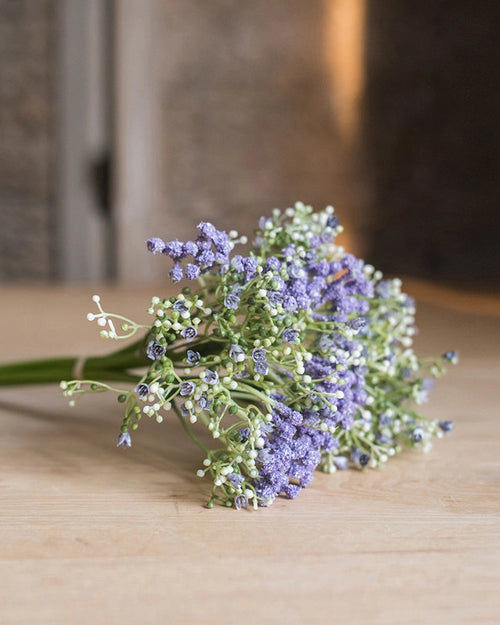 Baby's Breath Faux Flower Bouquet - 11"