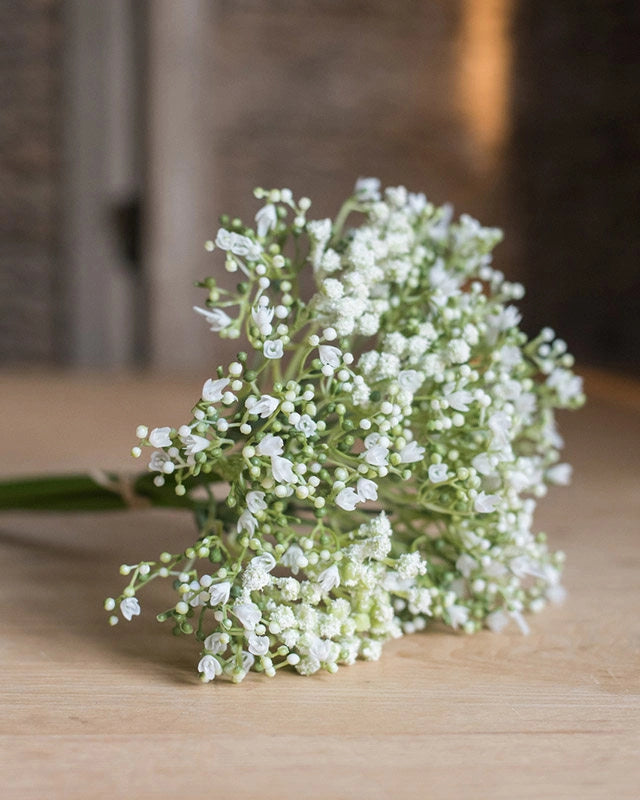 Baby's Breath Faux Flower Bouquet - 11"