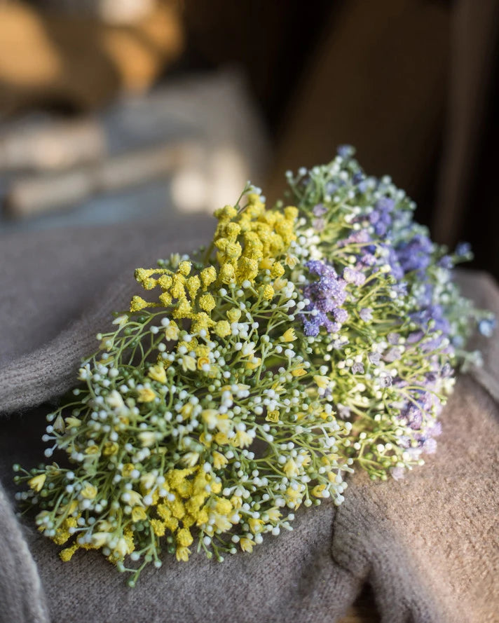 Baby's Breath Faux Flower Bouquet - 11"
