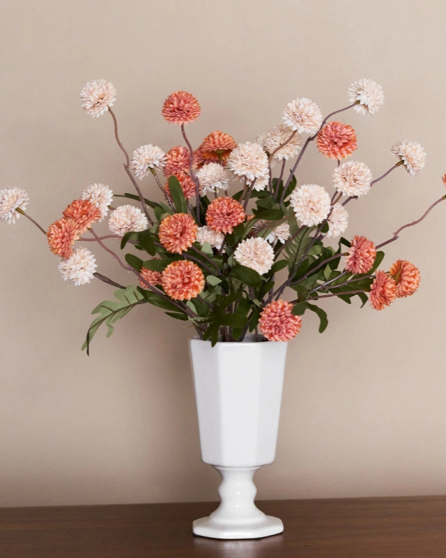 Ball Chrysanthemum Faux Flower - 20"