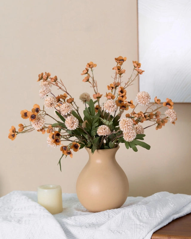 Ball Chrysanthemum Faux Flower - 20"