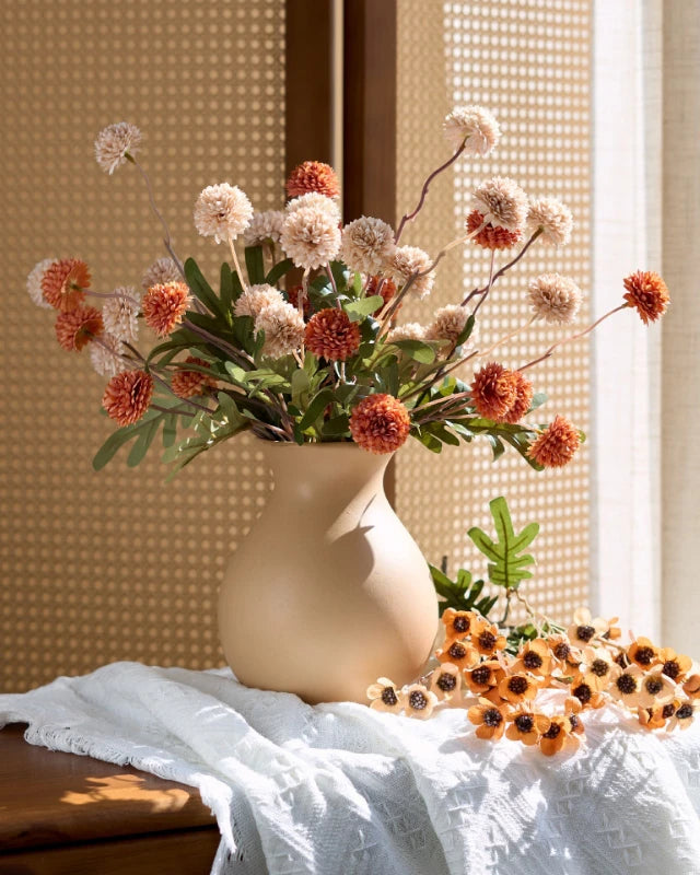 Ball Chrysanthemum Faux Flower - 20"