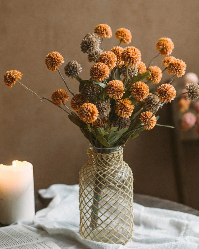 Ball Chrysanthemum Faux Flower - 20"