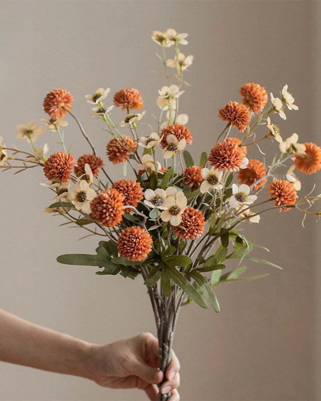 Ball Chrysanthemum Faux Flower - 20"