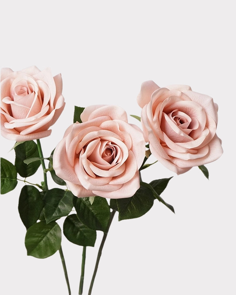 Carola Rose Faux Flower Stem – 25.6"