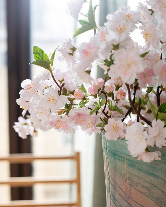 Cherry Blossom Faux Branch in Pink - 37"