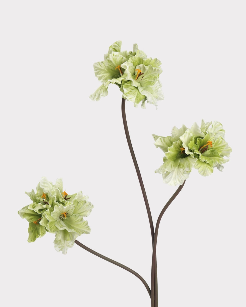 Clivia Gladiolus Faux Flower in Green - 28"