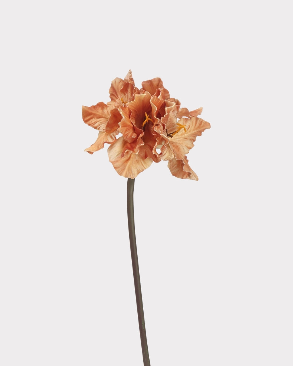 Clivia Gladiolus Faux Flower in Orange - 28