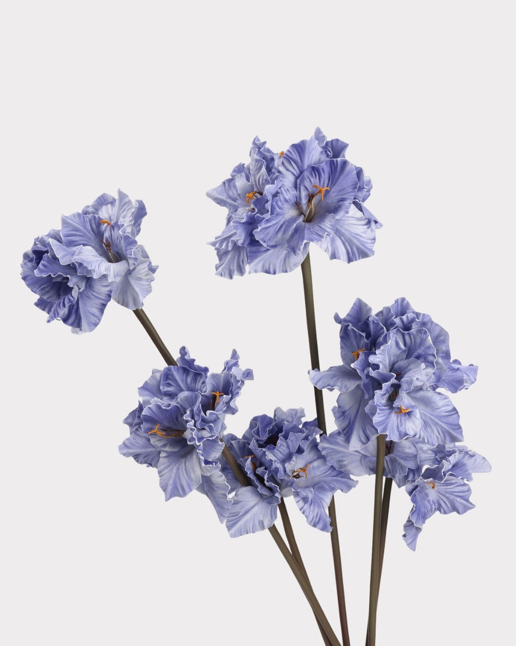 Clivia Gladiolus Faux Flower in Purple - 28"