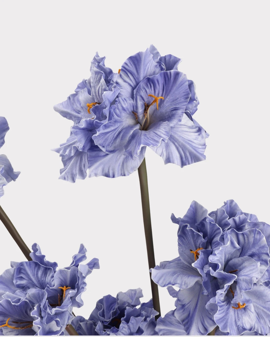 Clivia Gladiolus Faux Flower in Purple - 28"