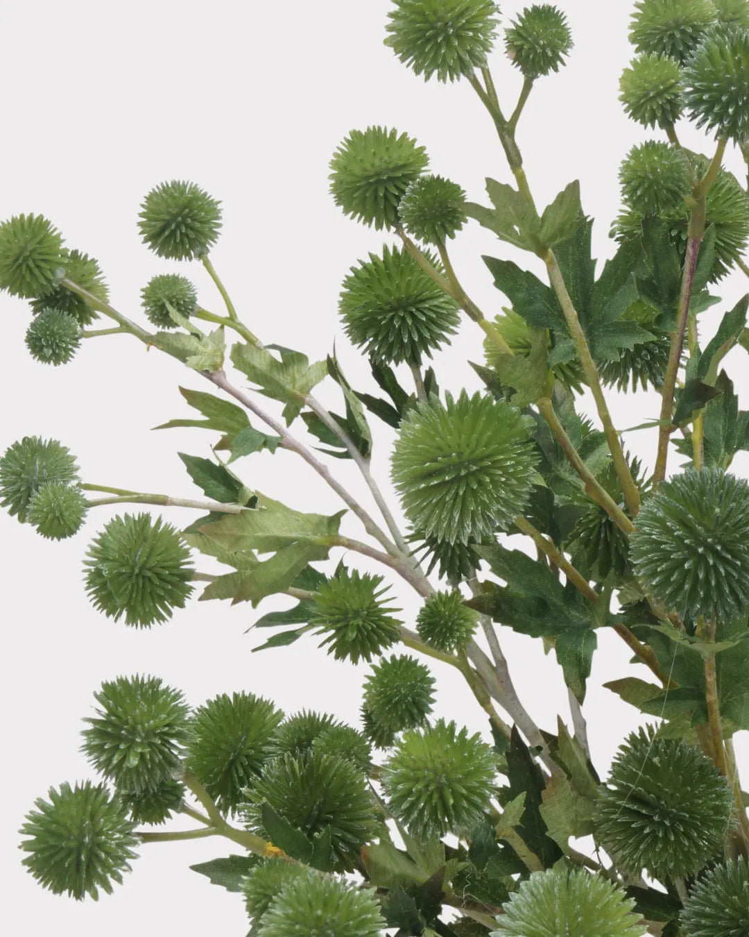 Coneflower Seed Pod Faux Stem in Green - 26"