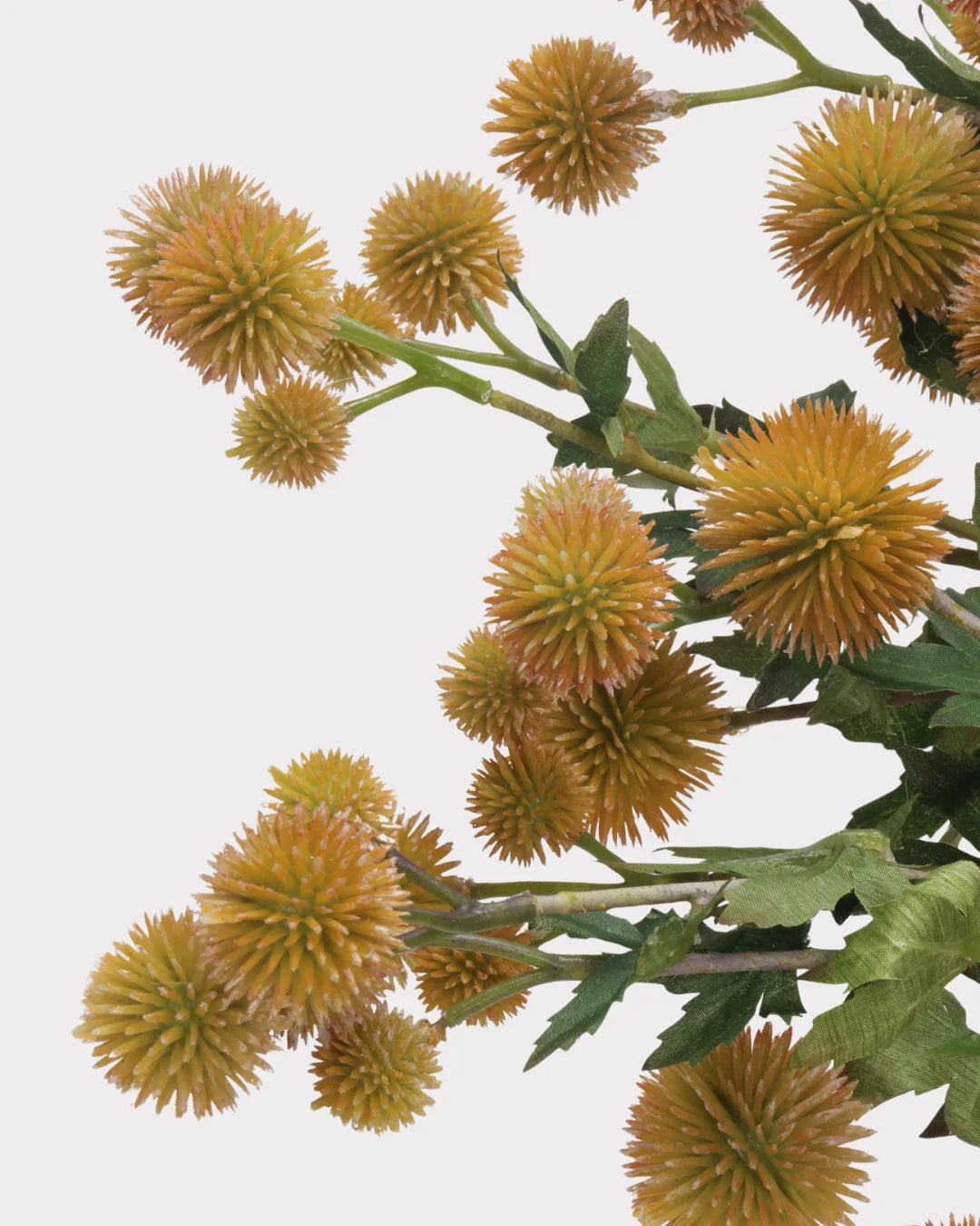 Coneflower Seed Pod Faux Stem in Orange - 26"