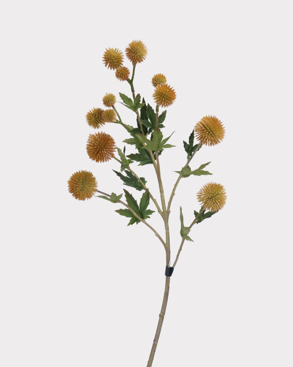 Coneflower Seed Pod Faux Stem in Orange - 26"