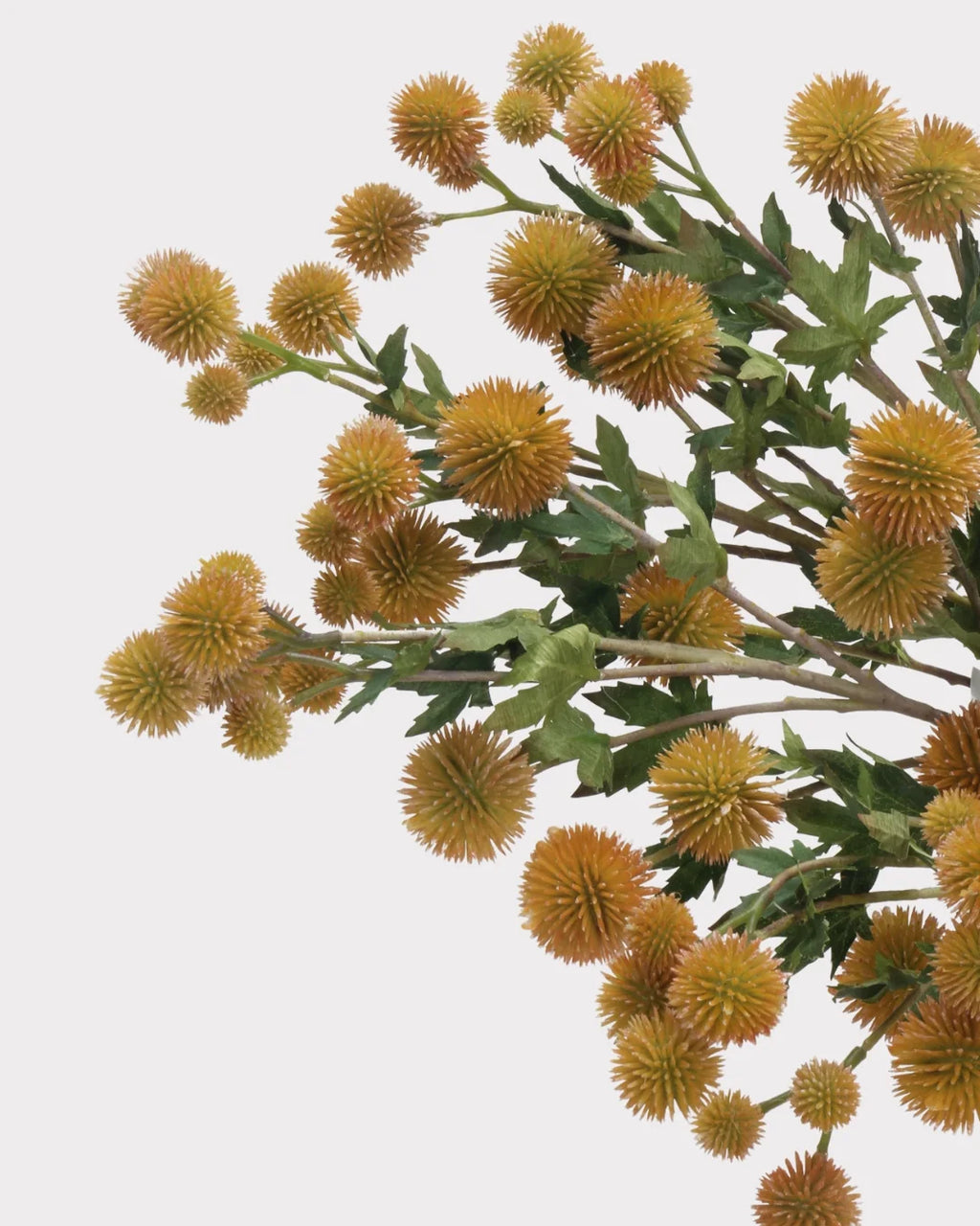 Coneflower Seed Pod Faux Stem in Orange - 26"