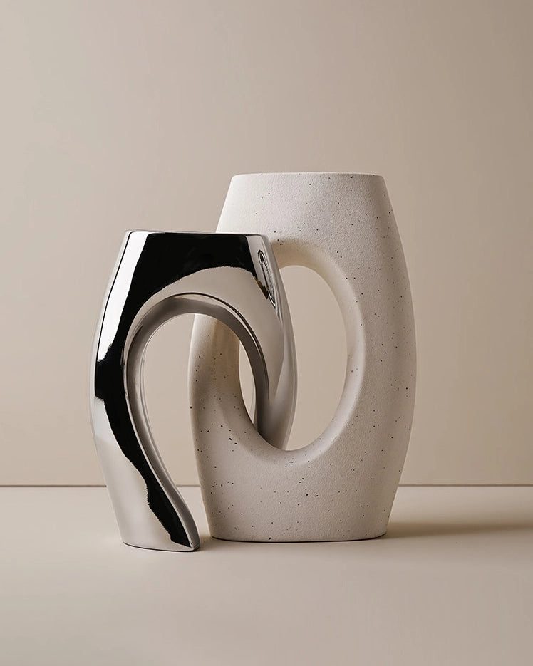Creative Irregular Ceramic Flower Vase